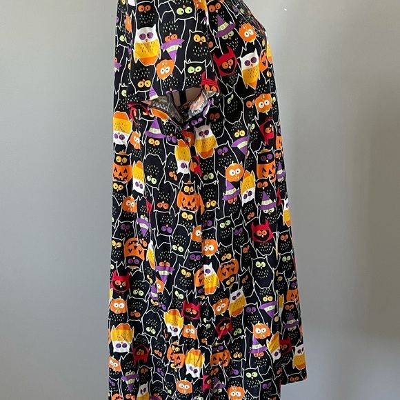 Halloween owl sleepwear night gown dress tunic new with tags XL 14-18 mumu - Picture 10 of 12